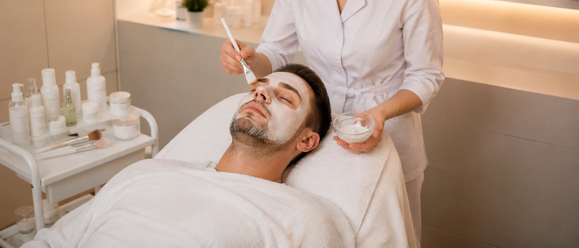 профессиональная чистка лица для мужчин